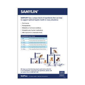 SAMYLIN® Uses Sheet